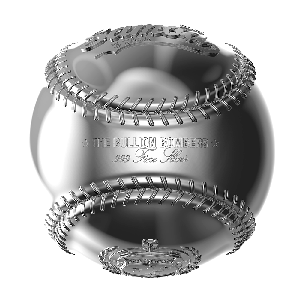 image of the 3d baseball 2 oz silver coin