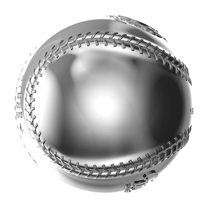 image of the 3d baseball 2 oz silver coin