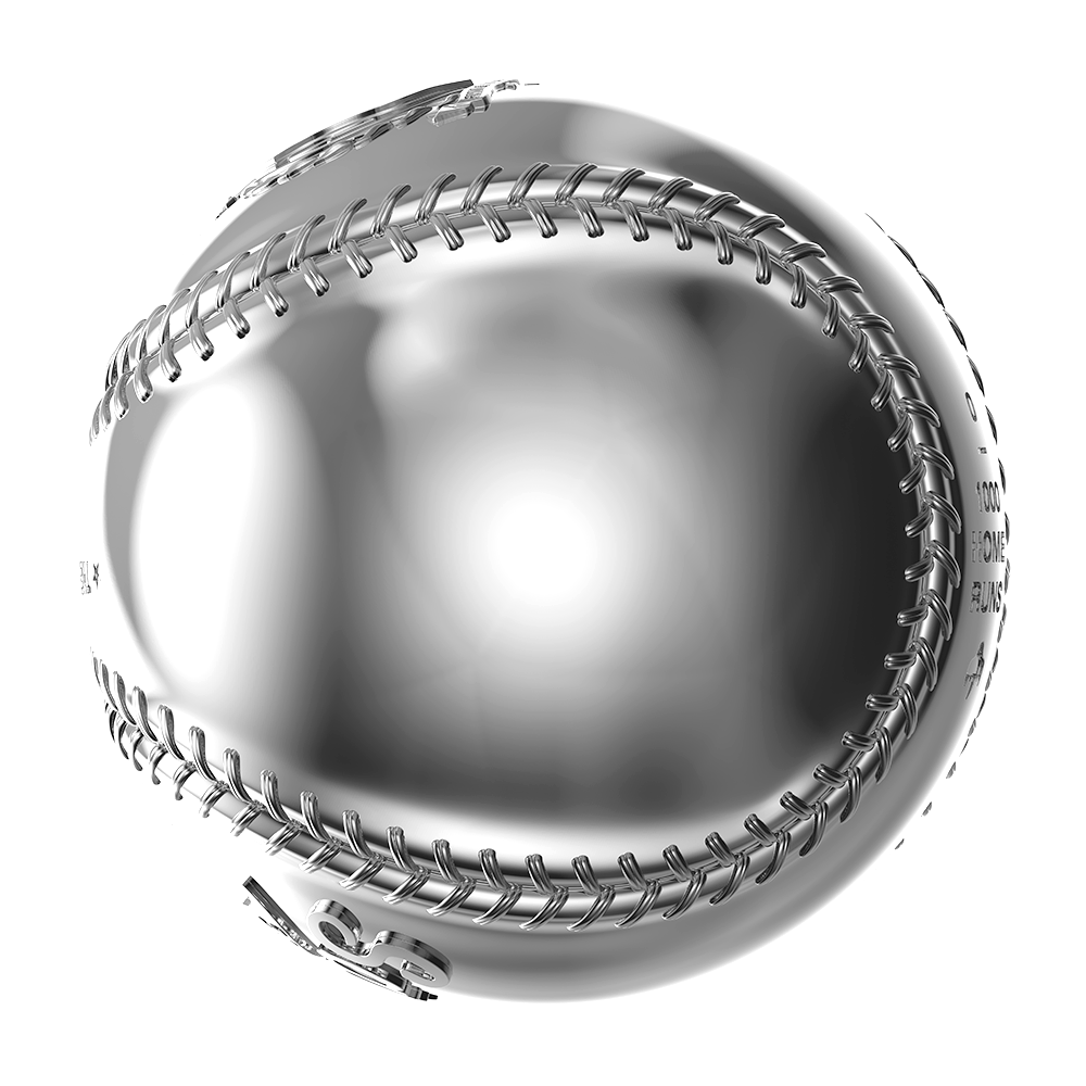 image of the 3d baseball 2 oz silver coin