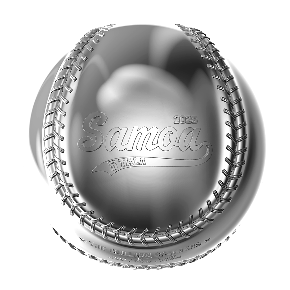 image of the 3d baseball 2 oz silver coin