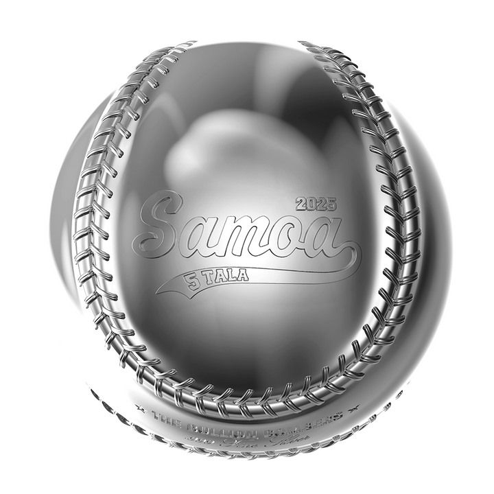 image of the 3d baseball 2 oz silver coin
