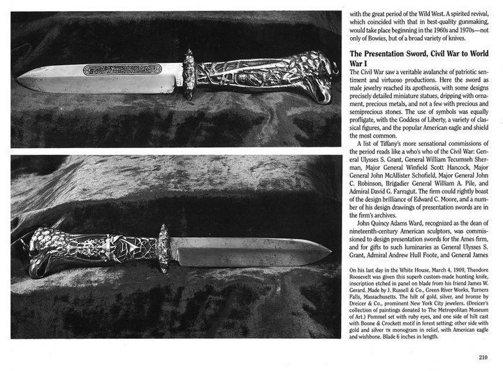 article on theodore roosevelt's hunting knife