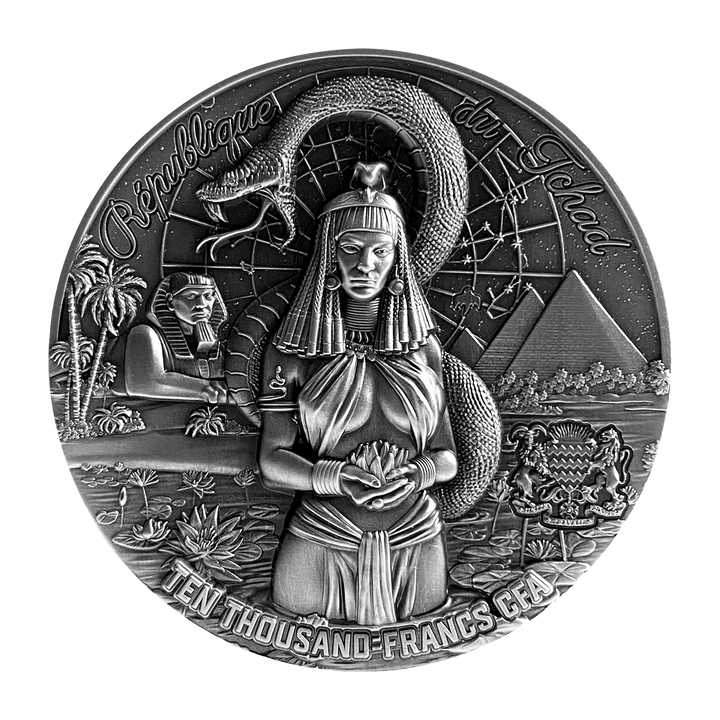 image of the cleopatra silver coin