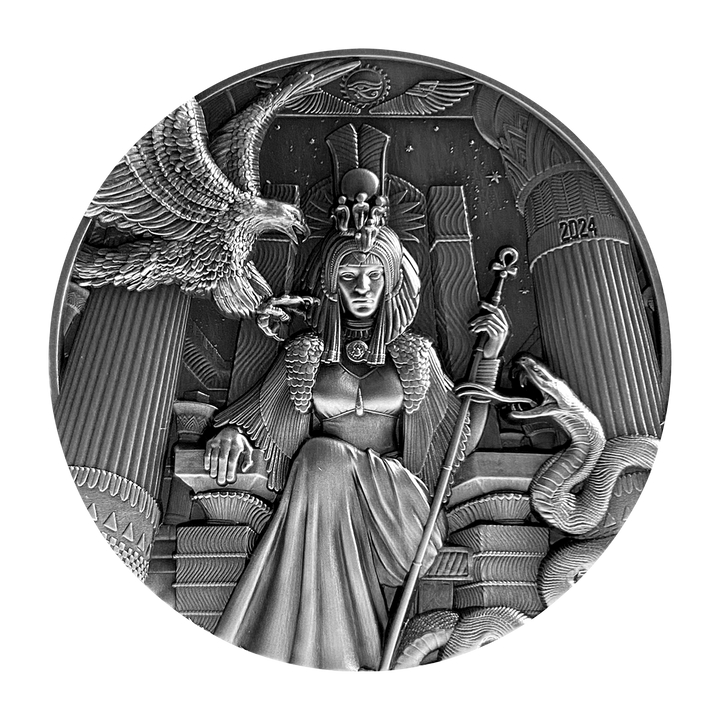 image of the cleopatra silver coin