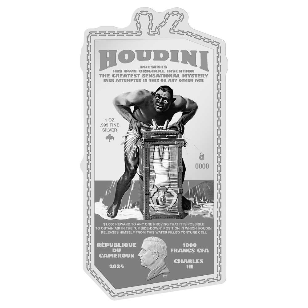 image of the houdini silver coin