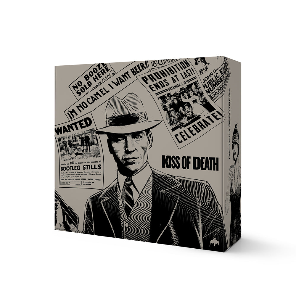 image of kiss of death silver coin packaging box