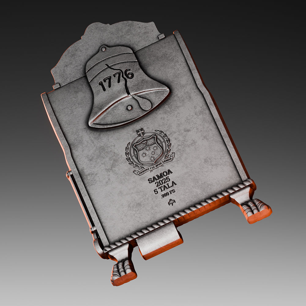 image of the liberty bell silver coin
