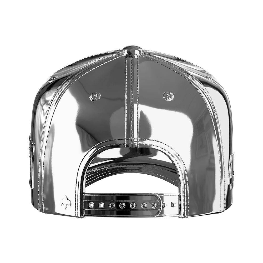 image of the maga hat pure silver sculpture