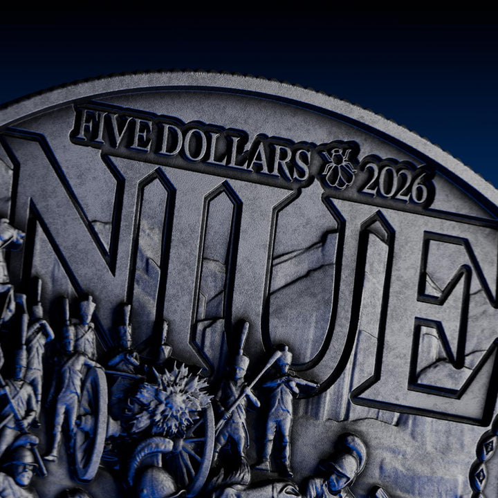 image of the napoleon 2 oz silver coin details