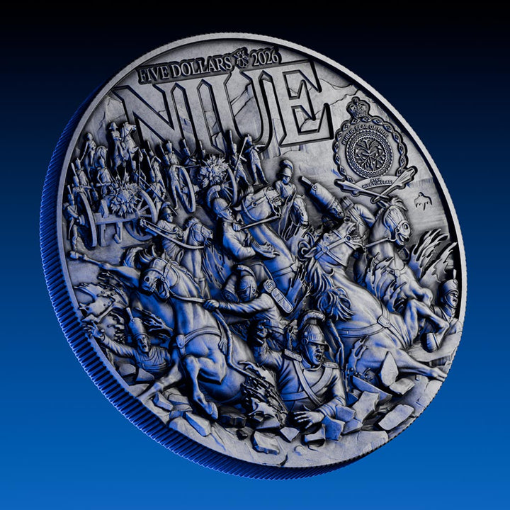 image of the napoleon 2 oz silver coin details