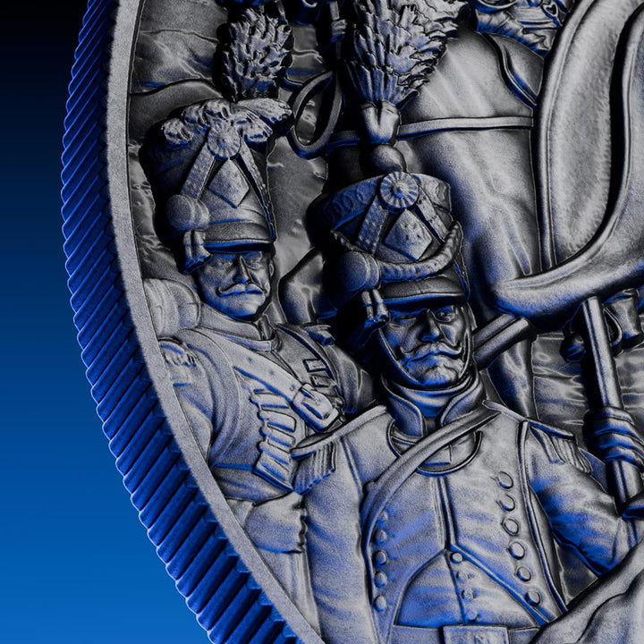image of the napoleon 2 oz silver coin details