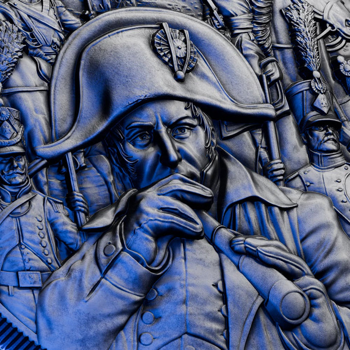 image of the napoleon 2 oz silver coin details