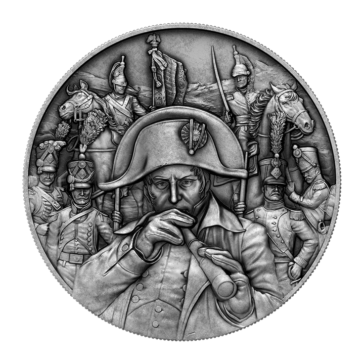 image of the napoleon 2 oz silver coin