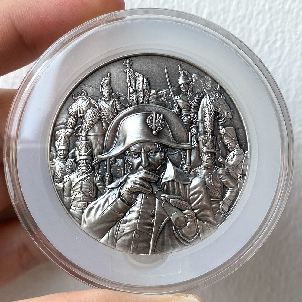 image of the napoleon 2 oz silver coin