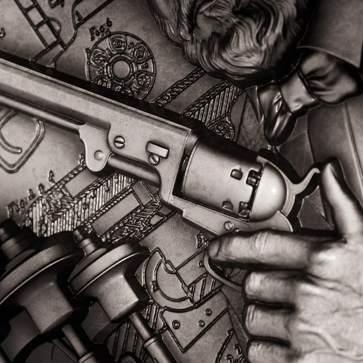 image of the samuel colt 2 oz pure silver coin