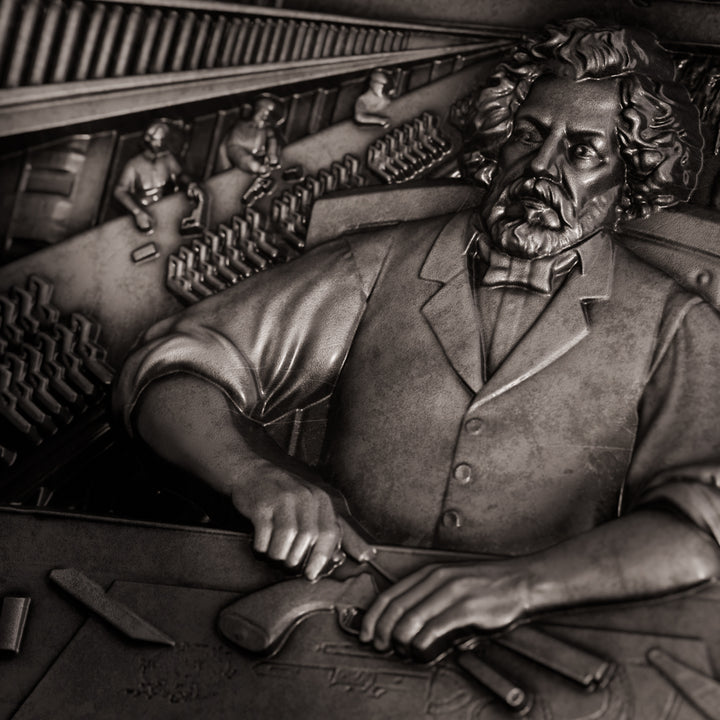 image of the samuel colt 2 oz pure silver coin