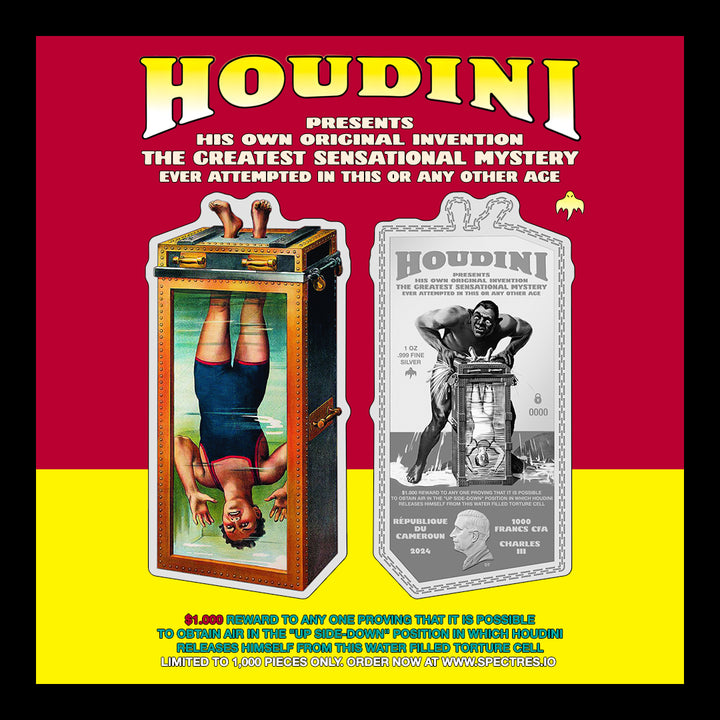 poster image of the houdini silver coin