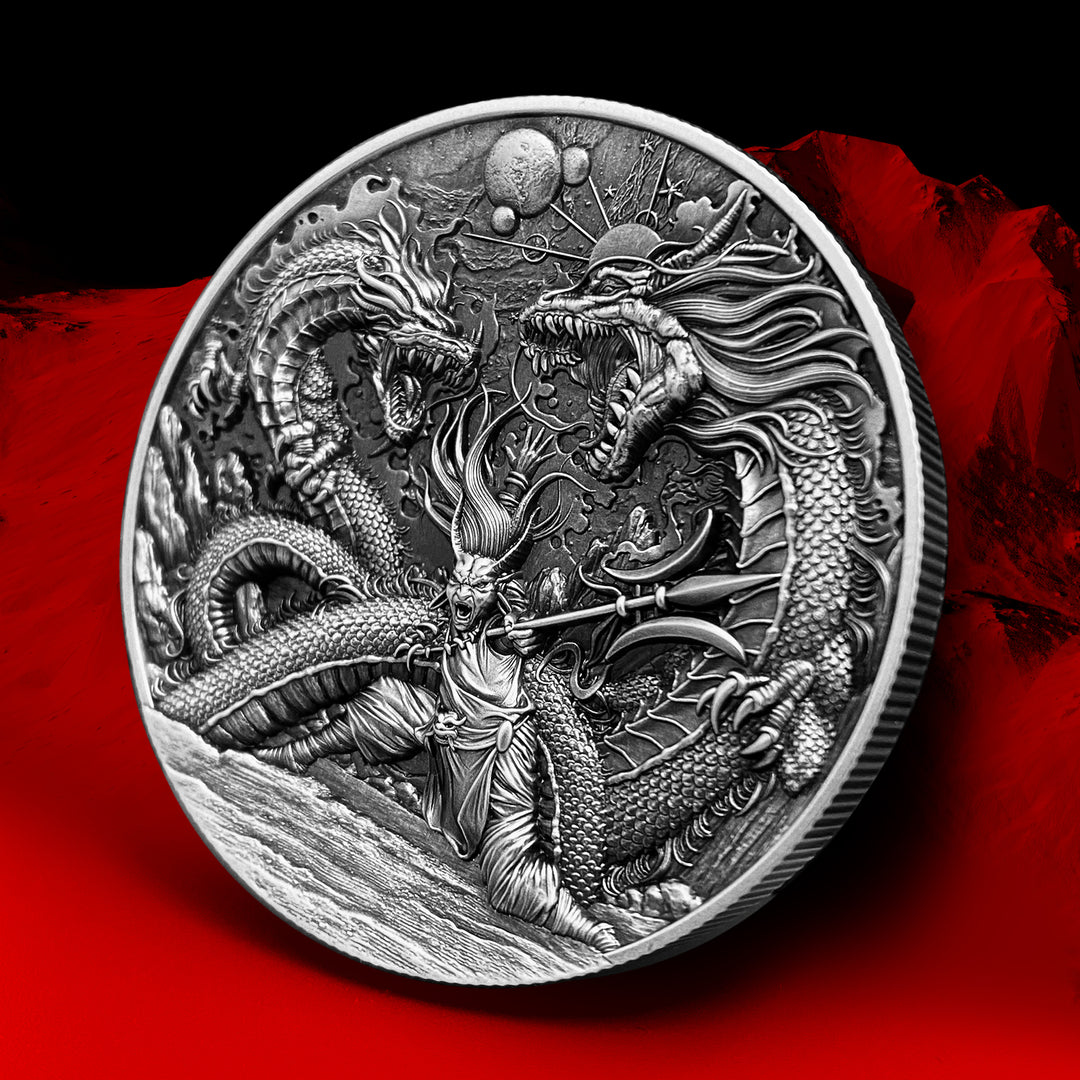image of the zhu rong silver coin