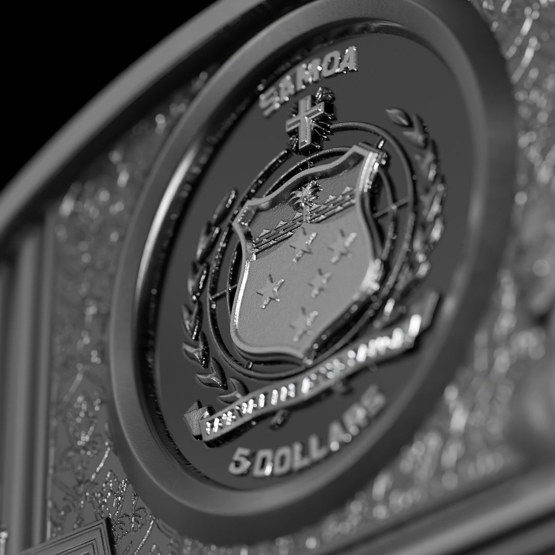 close up image of the sherlock holmes silver coin