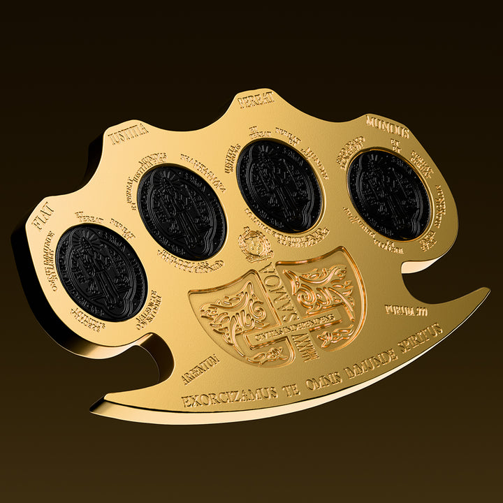 image of the holy knuckles silver coin
