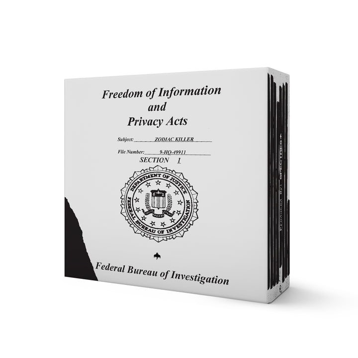 image of the zodiac killer silver coin packaging box