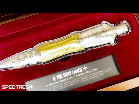 packaging unboxing video of the holy lance silver coin