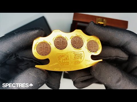 packaging unboxing video of the holy knuckles 2 oz silver coin