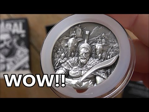 video of a product review of the hannibal silver coin