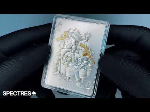 packaging unboxing video of the genovese crime family silver coin
