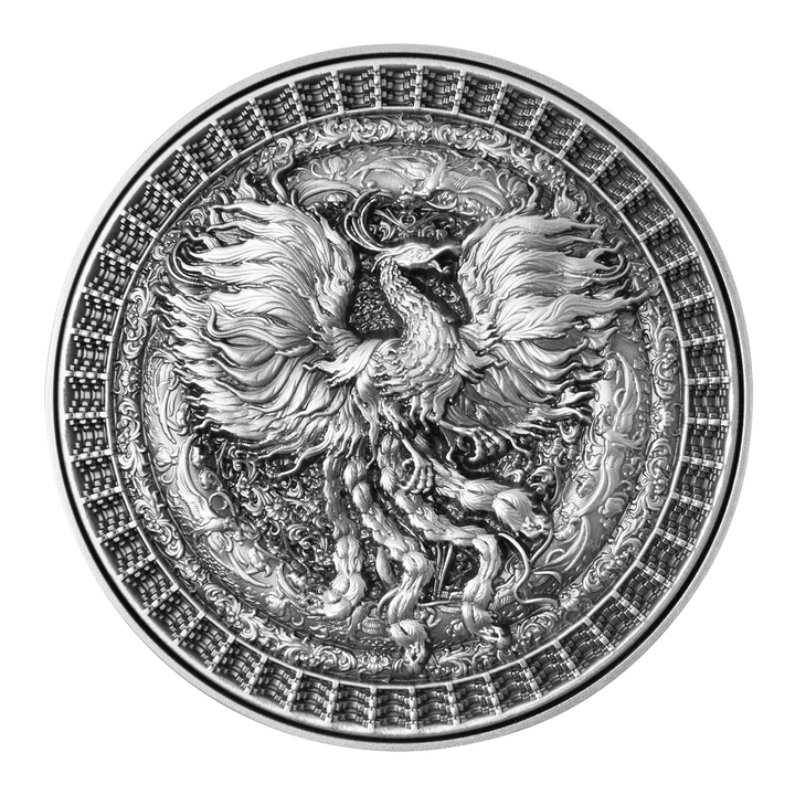 The Forbidden Phoenix 2 oz Silver Coin - 2022 Chad 10000 Francs CFA