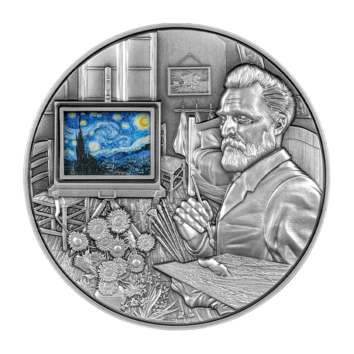 Vincent van Gogh's Masterpieces 5 oz Silver Coin