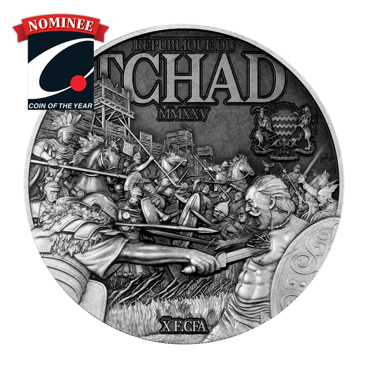 Julius Caesar 2 oz Pure Silver Coin