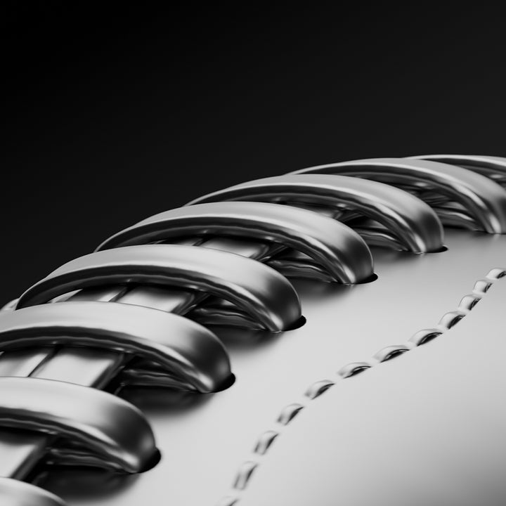 image of the 3D American Football 2 oz Pure Silver Coin