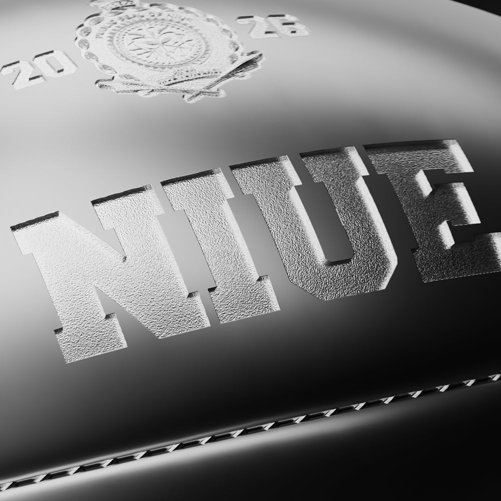 image of the 3D American Football 2 oz Pure Silver Coin