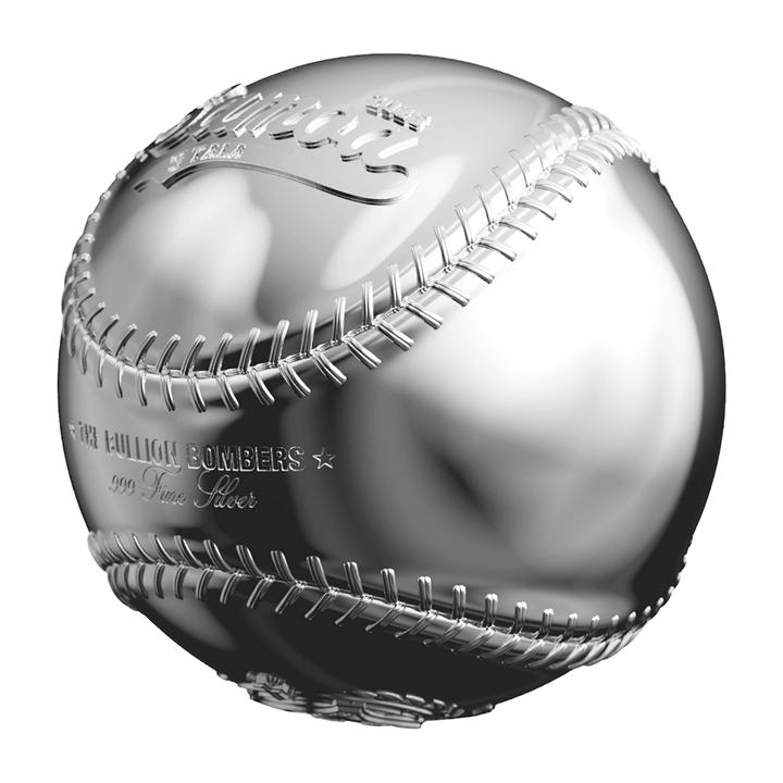 image of the 3d baseball 2 oz silver coin