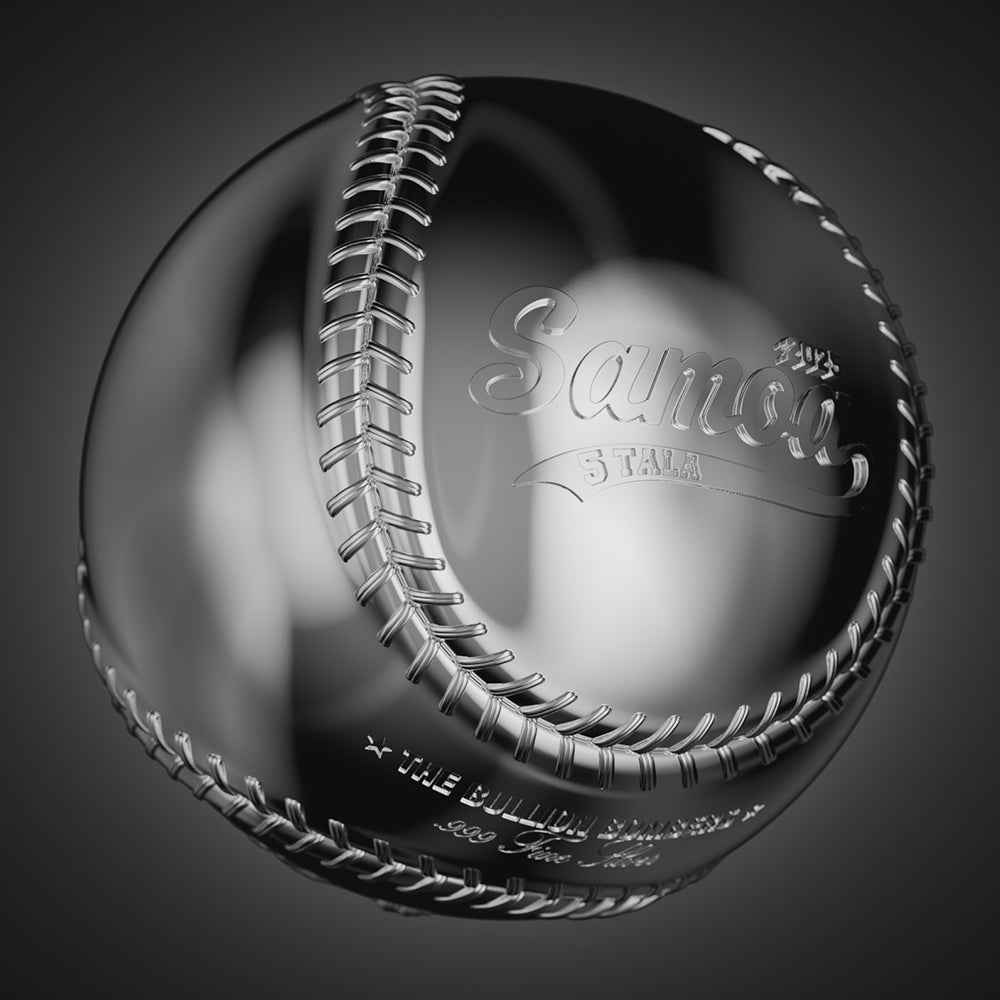 image of the 3d baseball 2 oz silver coin