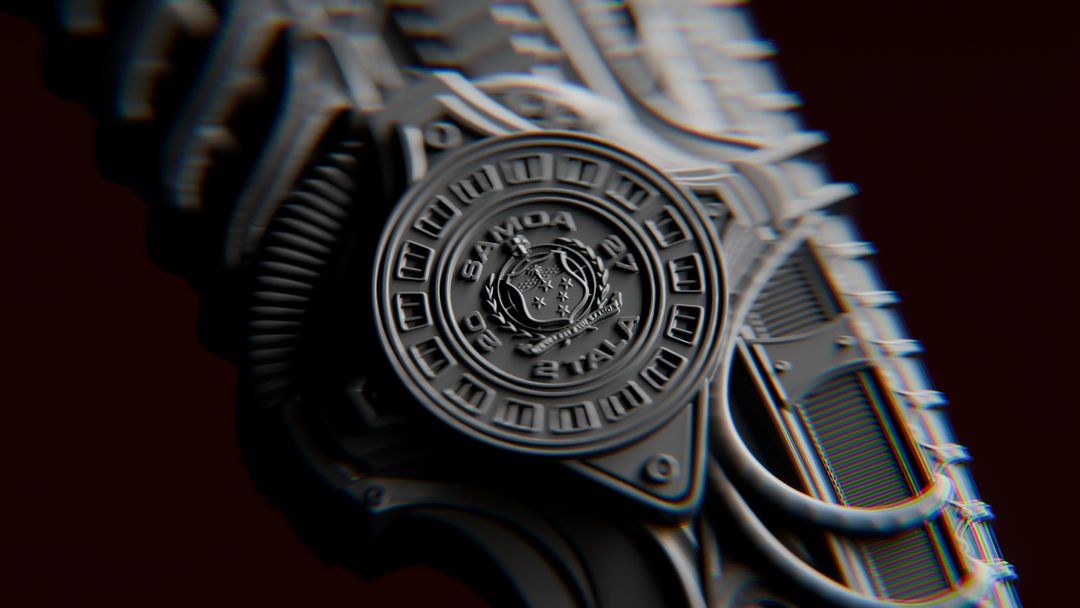 Alien Dagger 1 oz Pure Silver Coin