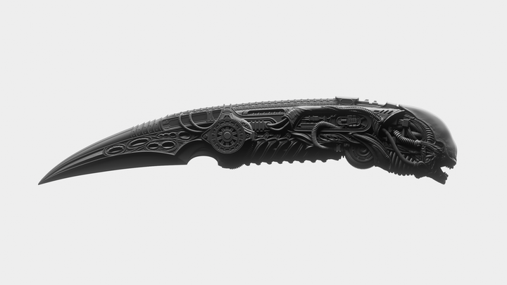 Alien Dagger 1 oz Pure Silver Coin