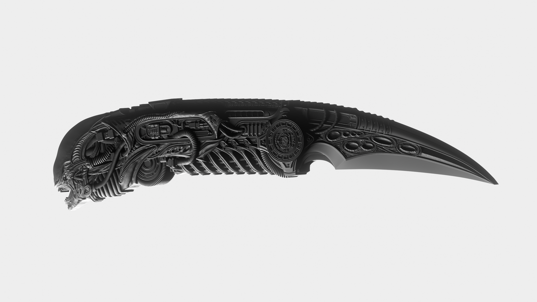 Alien Dagger 1 oz Pure Silver Coin