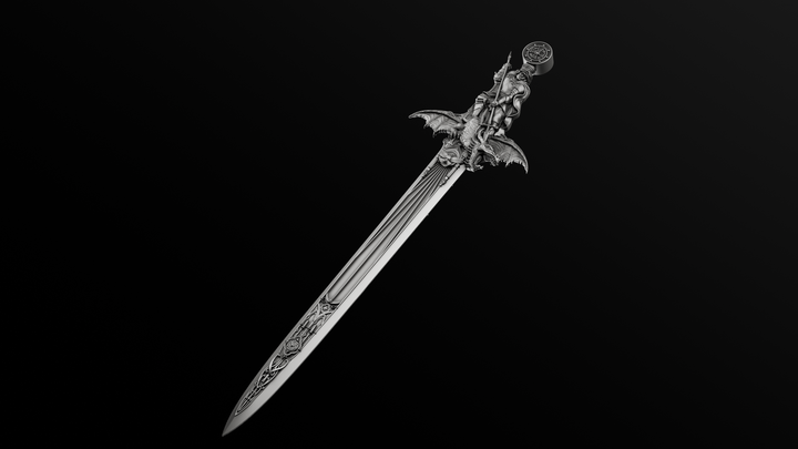 image of the Ascalon Sword of Saint George 1 oz Silver Coin