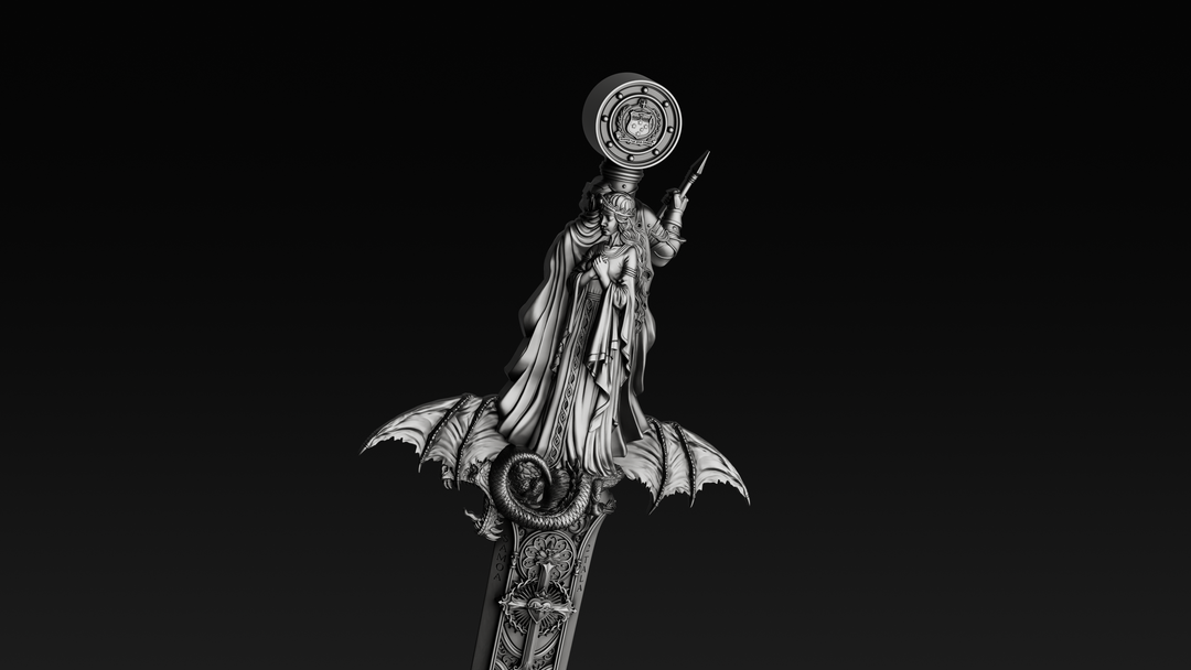 image of the Ascalon Sword of Saint George 1 oz Silver Coin