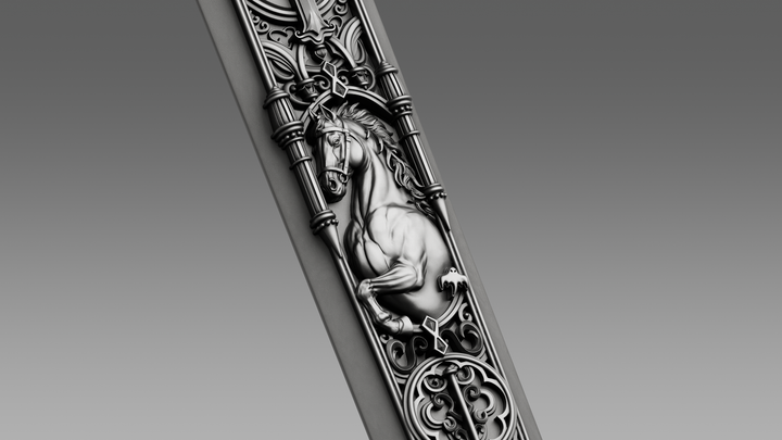 image of the Ascalon Sword of Saint George 1 oz Silver Coin