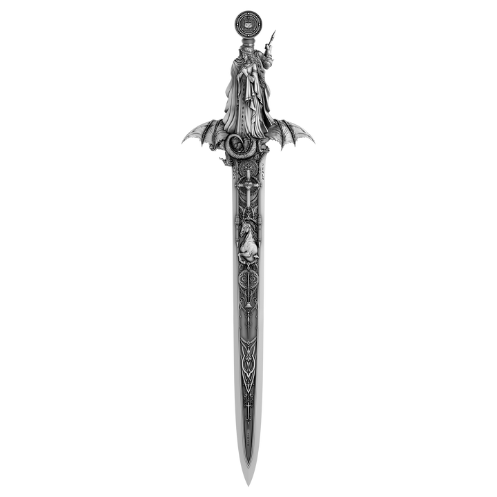 image of the Ascalon Sword of Saint George 1 oz Silver Coin