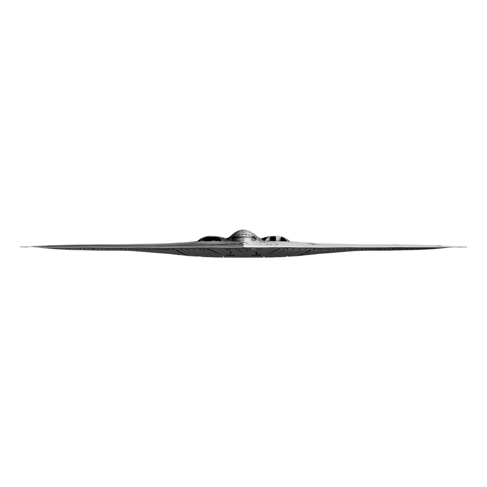 image of the B-2 Spirit Stealth Bomber 1oz Silver Coin
