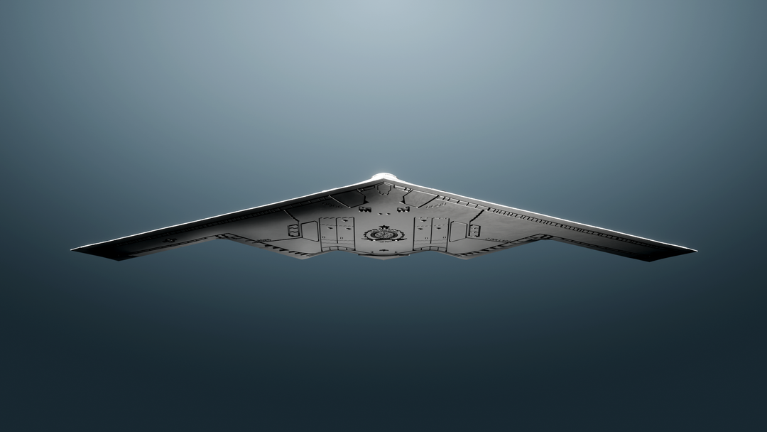 image of the B-2 Spirit Stealth Bomber 1oz Silver Coin