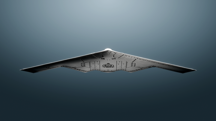 image of the B-2 Spirit Stealth Bomber 1oz Silver Coin