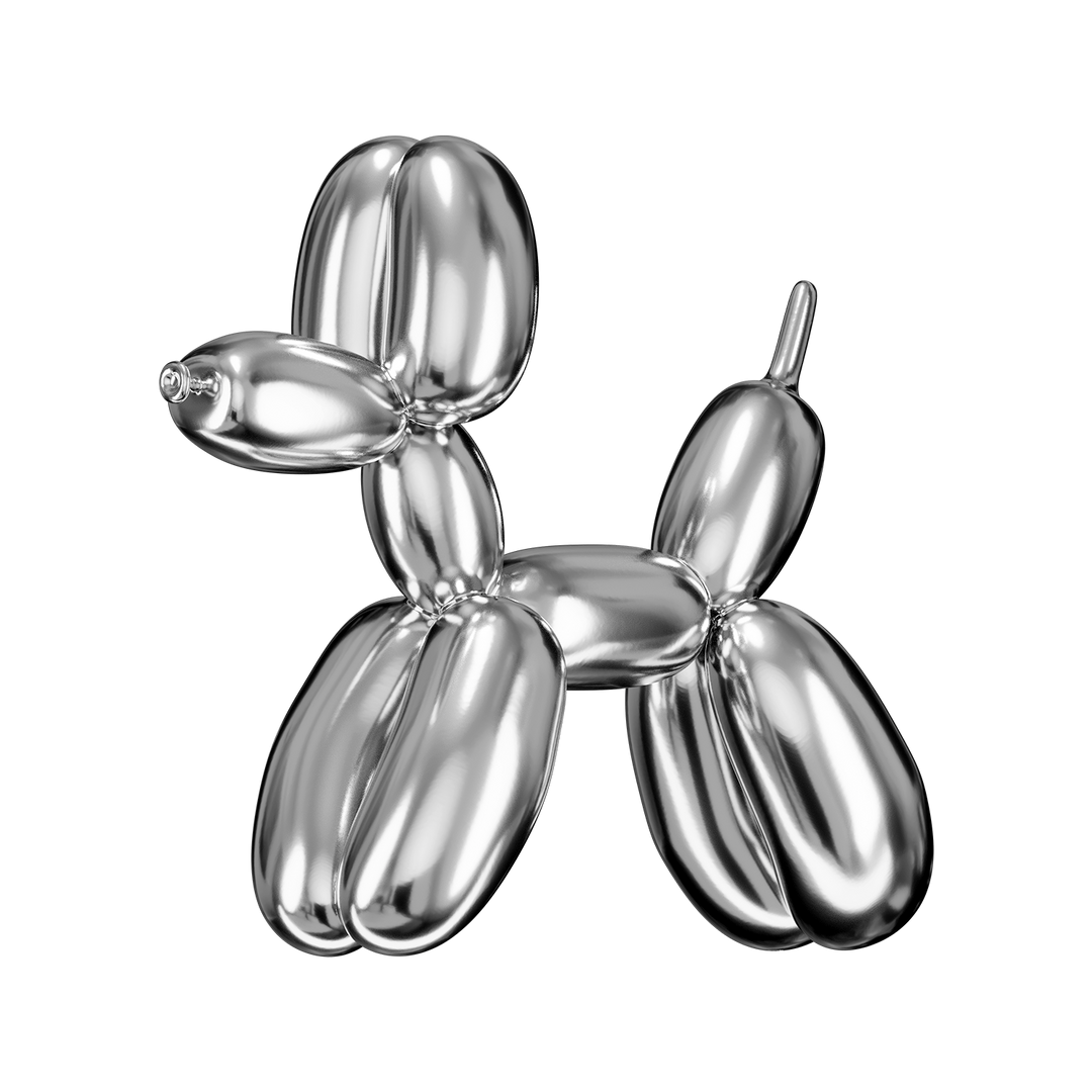 image of the Balloon Dog 1 oz Silver Coin