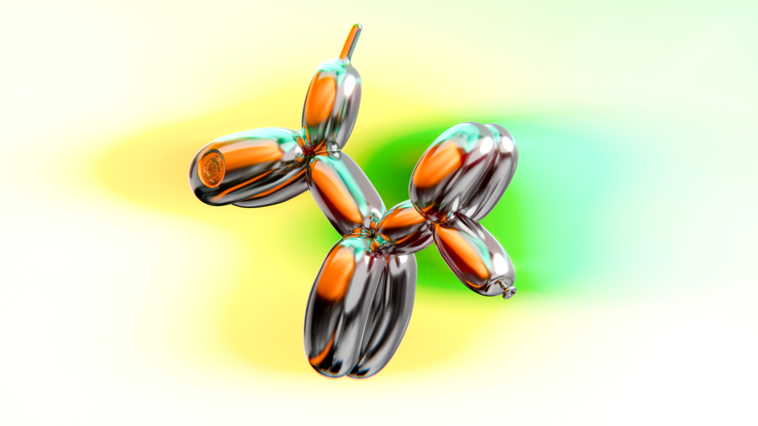 image of the Balloon Dog 1 oz Silver Coin