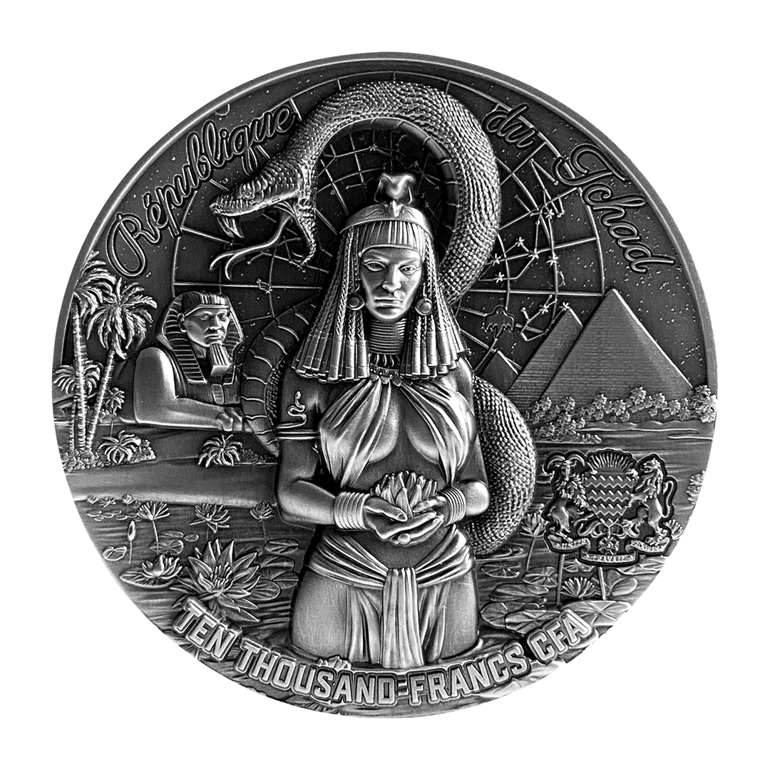 Cleopatra 2 oz Pure Silver Coin by Spectres Cleopatra 2 oz Pure Silver Coin by Spectres