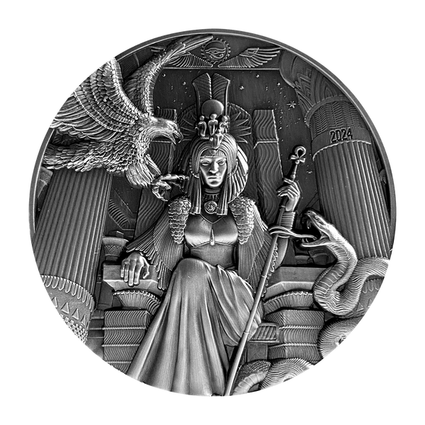 【か！】EA Cleopatra CLEOPATRA 2 Oz Silver Coin 5$ Niue 2025
